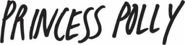 Princess Polly logo in stylised black script.