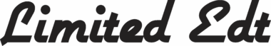 Limited Edt logo in stylized black script font.