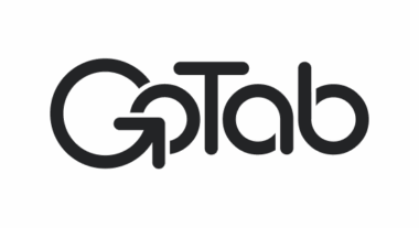 GoTab logo in charcoal colour.