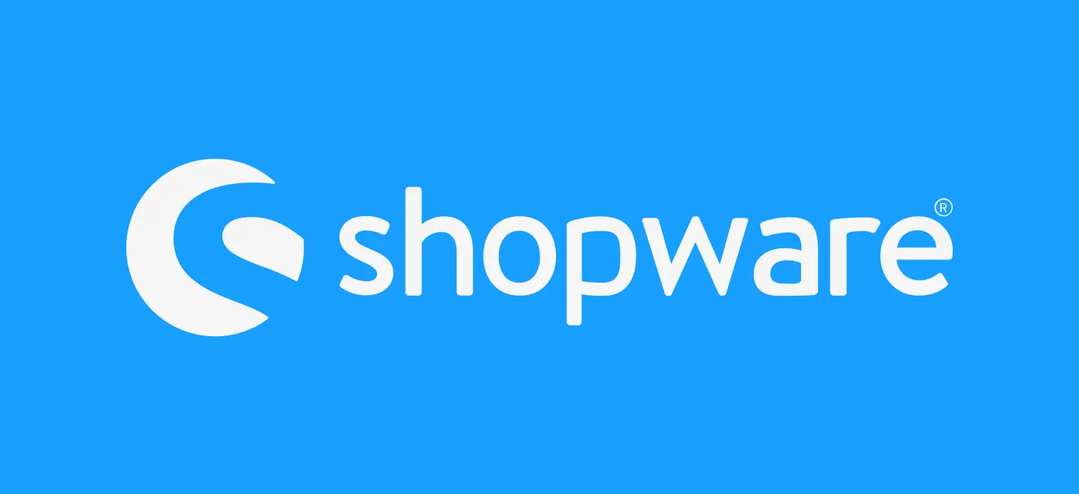 Shopware logo with a stylised "S" icon on a blue background.