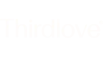Thirdlove logo in white text.