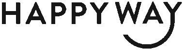 Happy Way logo with a stylized smiley face under the letter "Y".